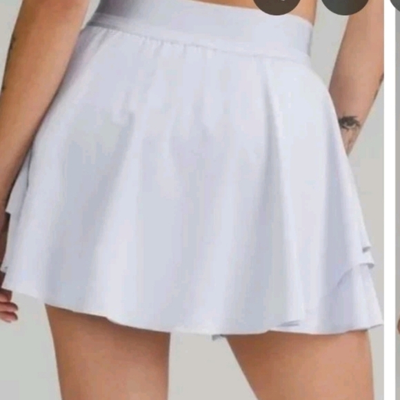 Lululemon Womens Court Revival High Rise Tennis Pickleball Skort Pastel Blue 4 - Picture 2 of 12